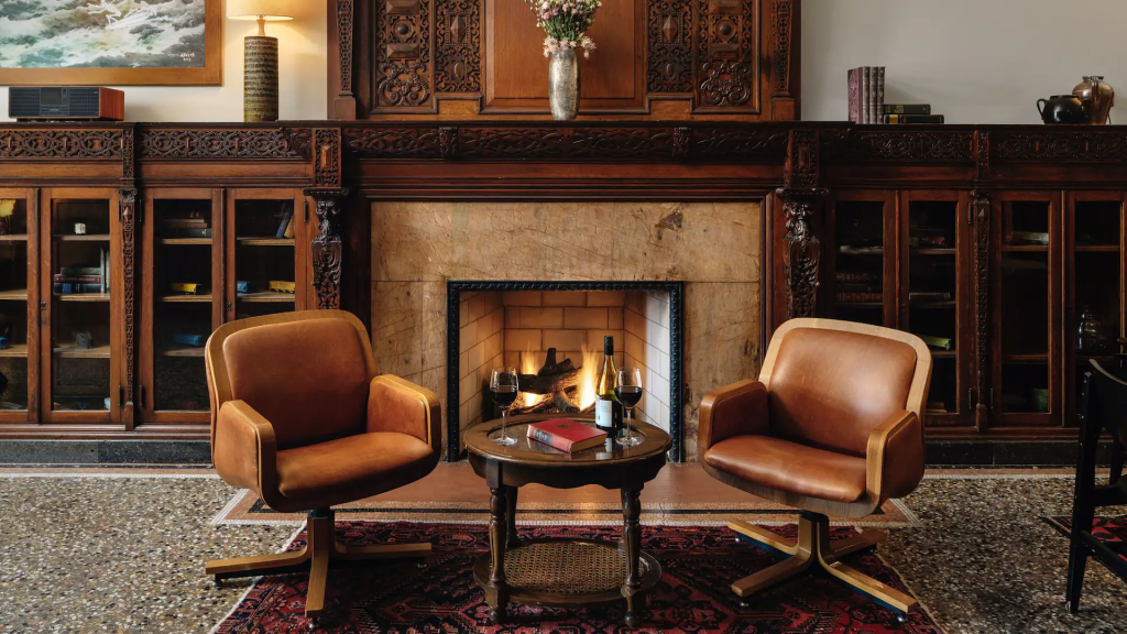Historic lounge interior at Chicago Athletic Association Hotel
