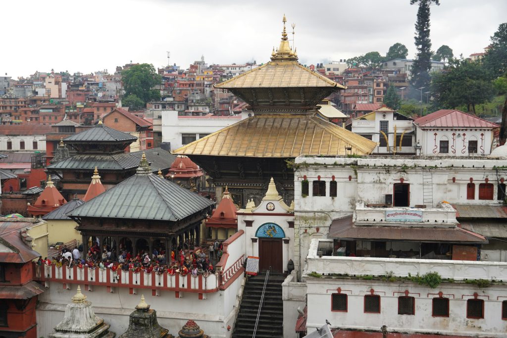 Pashupatinath Temple complex in Kathmandu.